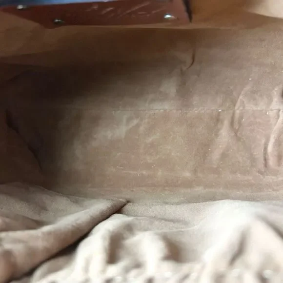 Patricia Nash Laureana Frame Kiss Lock Satchel Bag Purse Abstract Animal Print - Picture 5 of 8